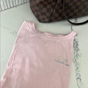 Vineyard Vines Pink Long Sleeve Tee